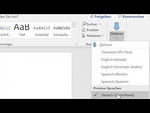 Doc Teamus zeigt : Spracheingabe in Word 365