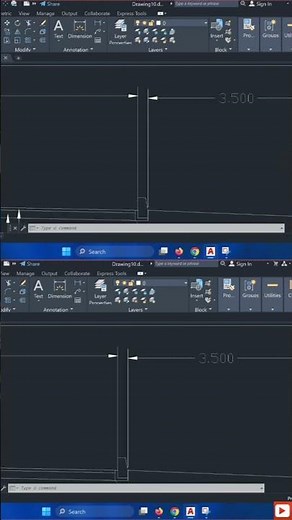 how to draw road cross section typical in AutoCAD #autocadcivil3d #autocad