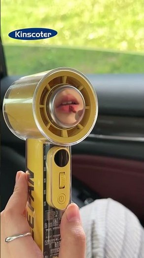 ✨Stylishly designed high speed handheld fan, ice sensation cooling&100 speeds adjustable as you like