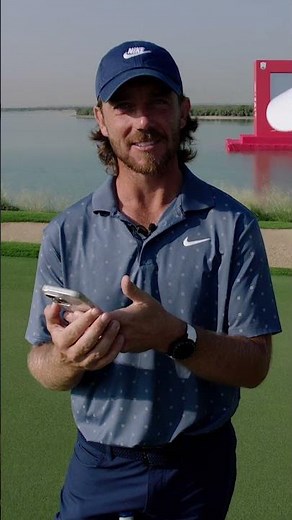 They meet again! Tommy Fleetwood reunites with HSBC Future Falcon star #shorts #golf