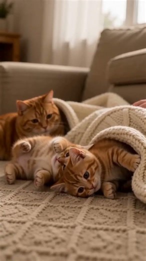 Mama Cat + Babies = Pure Love 🥺