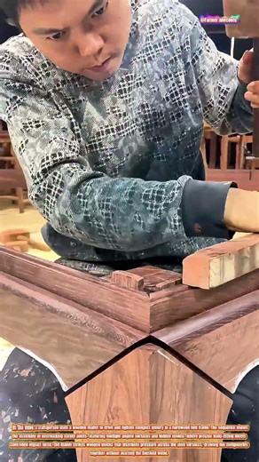 The Art of Traditional Bed Frame Joinery with Wooden Mallet Assembly