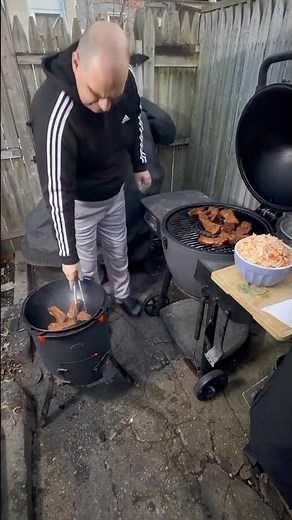 Smoked Ribs + Homemade Sausage & Bacon | Open Fire Kazan Cooking 🔥