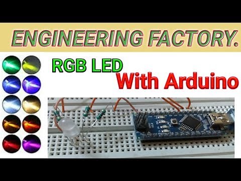 Creating multiple colors using RGB LED With Arduino nano.