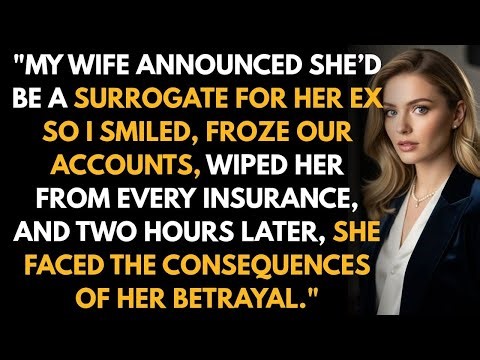 "My Wife Announced She’d Be a Surrogate for Her Ex—So I Smiled, Froze Our Accounts, Wiped #cheating