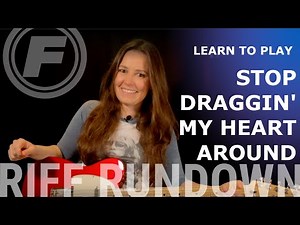 Learn To Play "Stop Draggin' My Heart Around" by Stevie Nicks/Tom Petty & The Heartbreakers