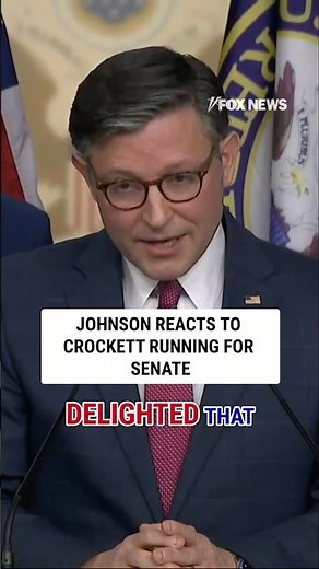 Speaker Johnson: I want her to have the largest, loudest microphone #shorts #congress #politics #fox