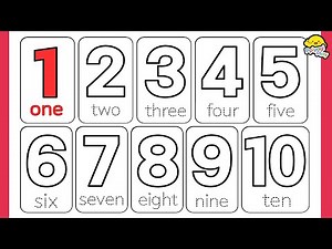 [숫자놀이] 1부터 10까지 점선 숫자를 따라 쓰기 | 숫자 색칠하게 | Write Dotted Line Numbers from 1 to 10 | Numbers Coloring