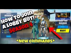 How to use a lobby bot - Fortnite Chapter 2 Season 4