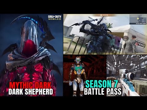Mythic Dark Shepherd All Variants & Finishing Move | Cod Mobile Season 7 2025 Battle Pass