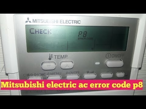 Mitsubishi ac error code p8
