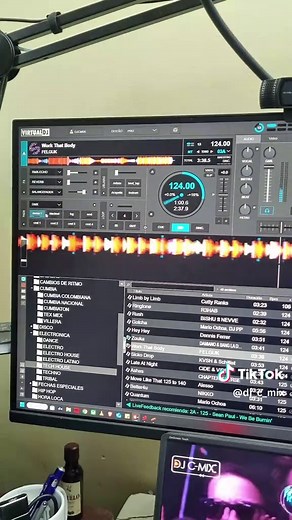 configuración de DMX con virtual dj