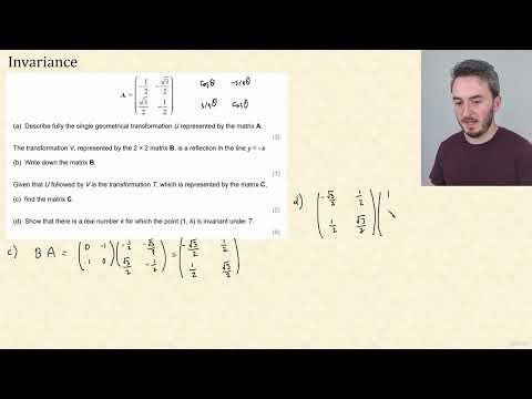 17 - Invariant Points | CIE A Level Further Pure Mathematics 1 9231