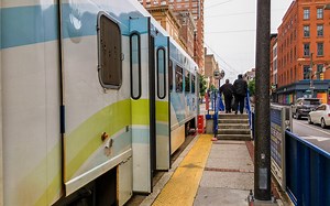How to get from BWI Airport to downtown Baltimore by Light RailLink train