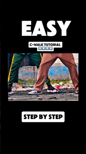 Quick C-Walk tutorial for beginners ( close up version) #captboby #youtubefeeds #cripwalkdance