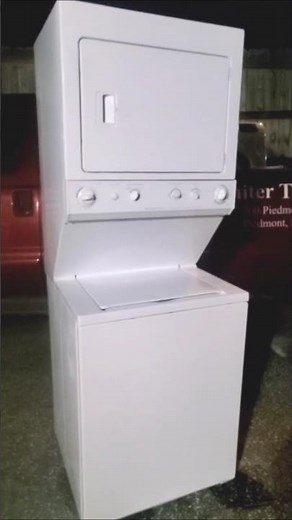27" wide Frigidaire washer & dryer stackable for sale | 21006 | ‪@WTSA2‬#tinyhouse