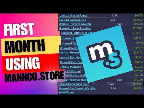 First Month Using Mannco.store! (40 Unusual Sales!) [TF2 Trading Series #6]