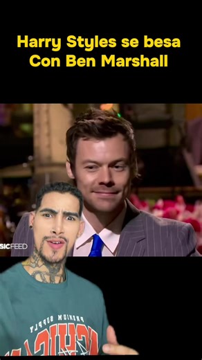 😮 Harry Styles de besa con Ben Marshall en SNL. Harry Styles kisses with Ben Marshall on SNL. #fyp #harrystyles #popmusic #lgbt #chisme