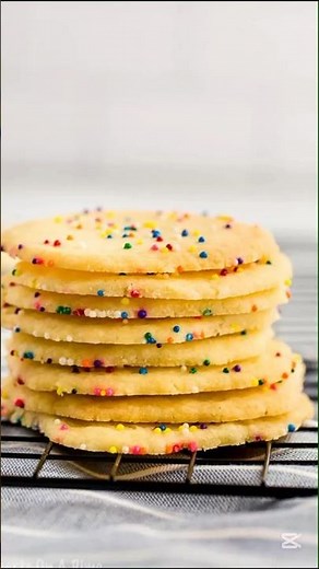 3 Ingredient Sugar Cookie Recipe #savoury #recipe #baking #kookycookie