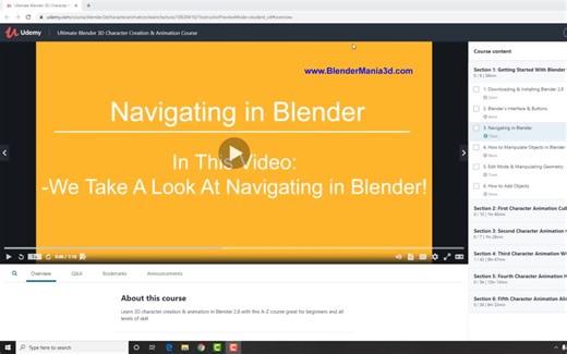 Ultimate Blender 3D Character Creation & Animation Course 2022-11