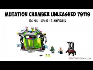 MUTATION CHAMBER Unleashed 79119 Lego Teenage Mutant Ninja Turtles Animated Building Review