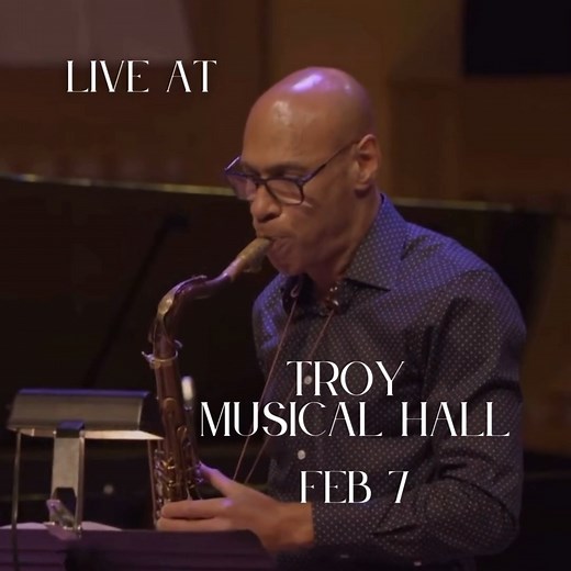 See Joshua Redman live on February 7th at Troy Savings Bank Music Hall. Grab tickets at the link in bio! | Joshua Redman