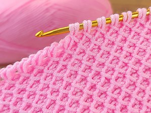 1M views · 47K reactions | Wow!.⚡Amazing Super Easy Tunusian Crochet Baby blanket For Beginners⚡ *online Tutorial* #tunusian | Nurgül İle El Sanatları | Facebook
