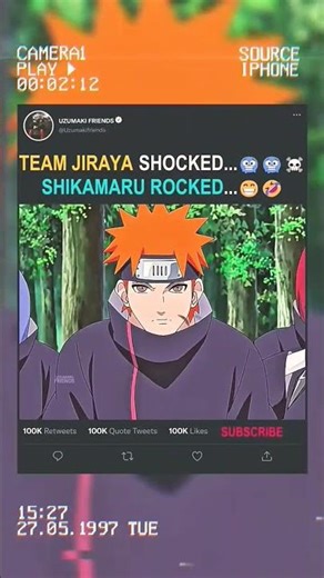team jiraya shocked shikamaru Rocked please like