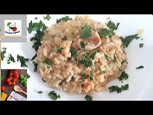 come preparare il risotto ai calamari e gamberoni(ricetta facile e gustosa)#incucinaconpaoloeflora