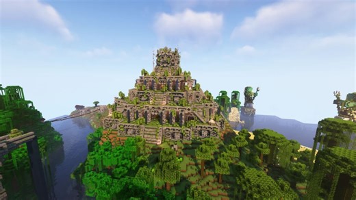 Minecraft player showcases beautiful Aztec city build