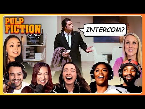 BEST Vincent picks up Mia Wallace REACTIONS 💋 Pulp Fiction (1994) Movie Reaction Compilation Mashup