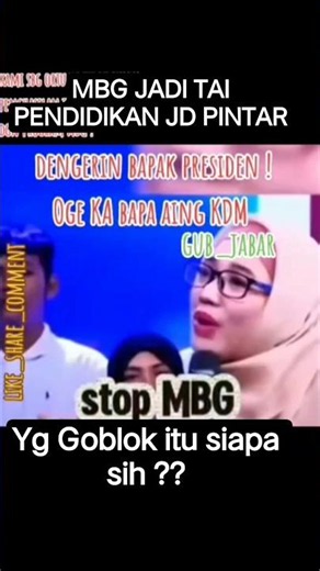 MBG jdi Tai pendidikan Gratis JD pintar #viral #rockygerung #tiyoardianto #mbg #kdm #cacing #demo