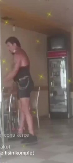 Dynamic Dance Moves by a Muscular Male Performer