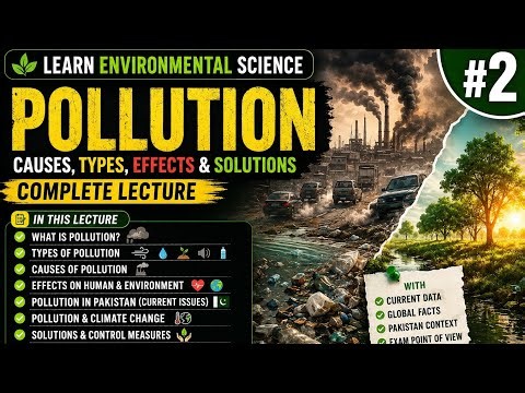 Pollution Explained | Types, Causes, Effects & Solutions | Environmental Science Lecture 02