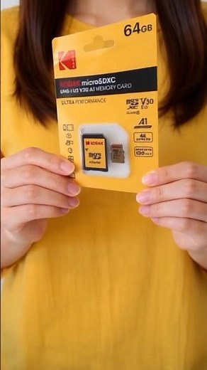 KODAK コダック MicroSD マイクロSDカード SDXC UHS-I U3 V30 A1 64GB SDアダプター付