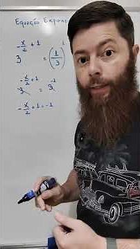 Equação exponencial. Que tal aprender?