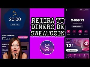 Cómo cobrar o retirar dinero de SWEATCOIN - Nueva actualización ➡