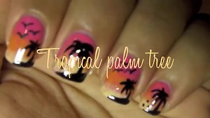 Tropical Palm Tree Tutorial | Nail Art & Beauty