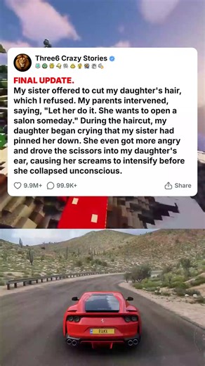 FINAL UPDATE. My sister offered to cut my daughter_s hair, which I refused. My parents intervened, saying, -Let her do it. She wants to open a salon s... #fyp #reels #viral #redditstorytime #redditposts #storytime #redditstories #reddit #askreddit #paranormal #redditparanormal #nosleep | Dashing Divas