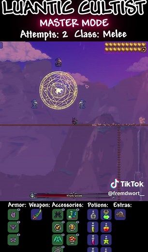 Mastering Melee Against the Lunatic Cultist in Terraria