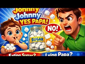 Johnny Johnny Yes Papa 👶🍭 | Cute Baby Song | Nursery Rhymes for Kids | Piku Kids Rhymes