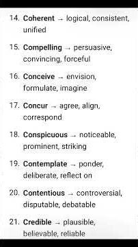 50 C1 C2 Advanced English Words To Master Academic Exams