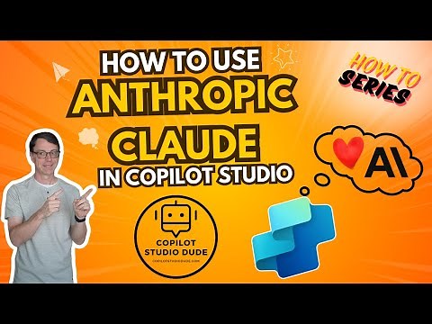 How To Use Anthropic Claude Models In Copilot Studio