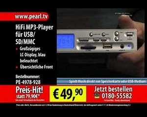 HiFi MP3-Player für USB/SD/MMC