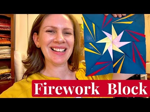 Firework Quilt Block