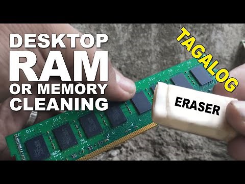 PAANO MAG LINIS NG RAM / MEMORY ( How to clean RAM ) Desktop Computer Beep & No Display