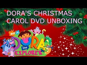 Dora the explorer Christmas carol adventure dvd unboxing