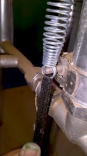 Tension spring setup the machine. #mechanic #shorts