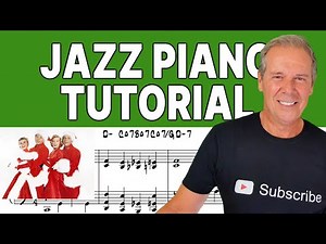 Christmas Music Jazz Tutorial 🎹 White Christmas