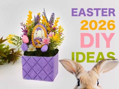 Easy Easter Decoration DIY 🐣 | Step-by-Step Spring Craft Tutorial